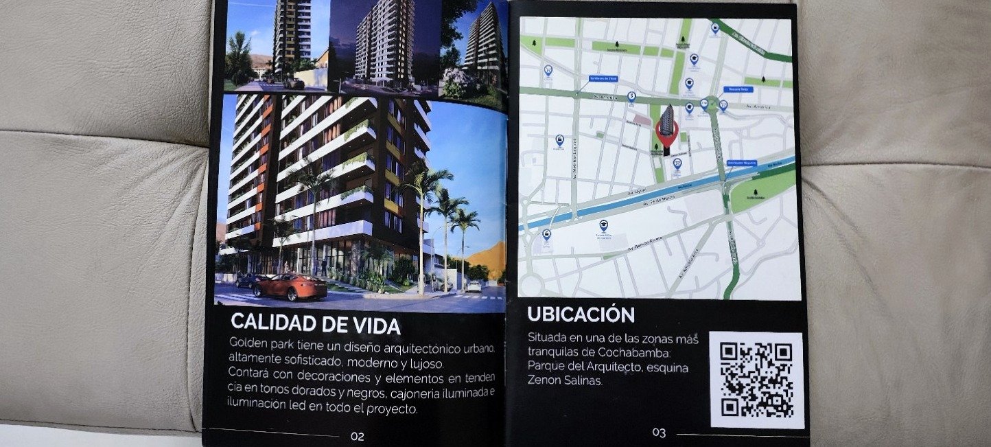 Brochure Golden Park: calidad de vida y ubicación