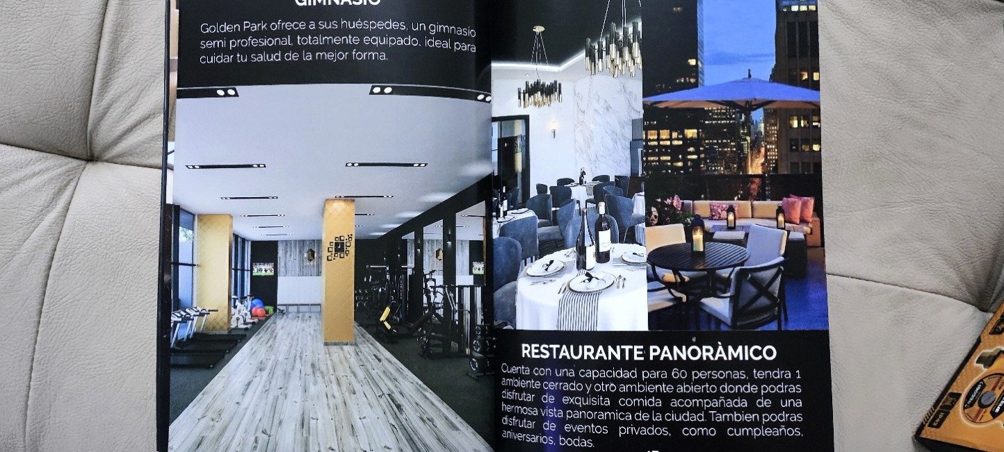 Gimnasio y restaurante panorámico Golden Park